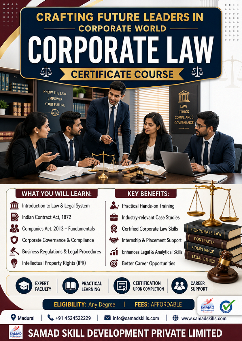 Certificate Course in Corporate Law