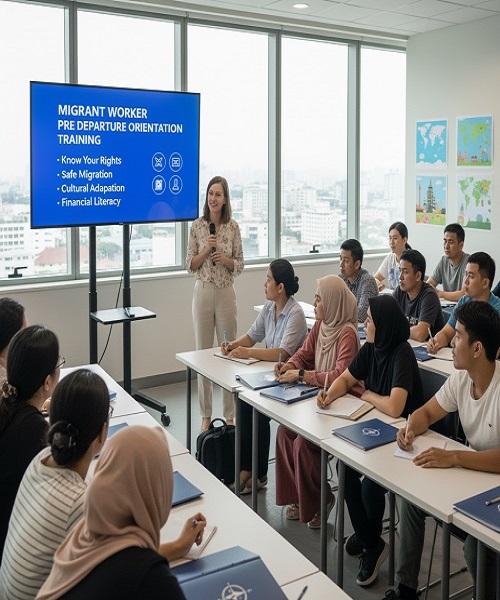 Migrant Worker Pre Departure Orientation Training program - Classroom Training